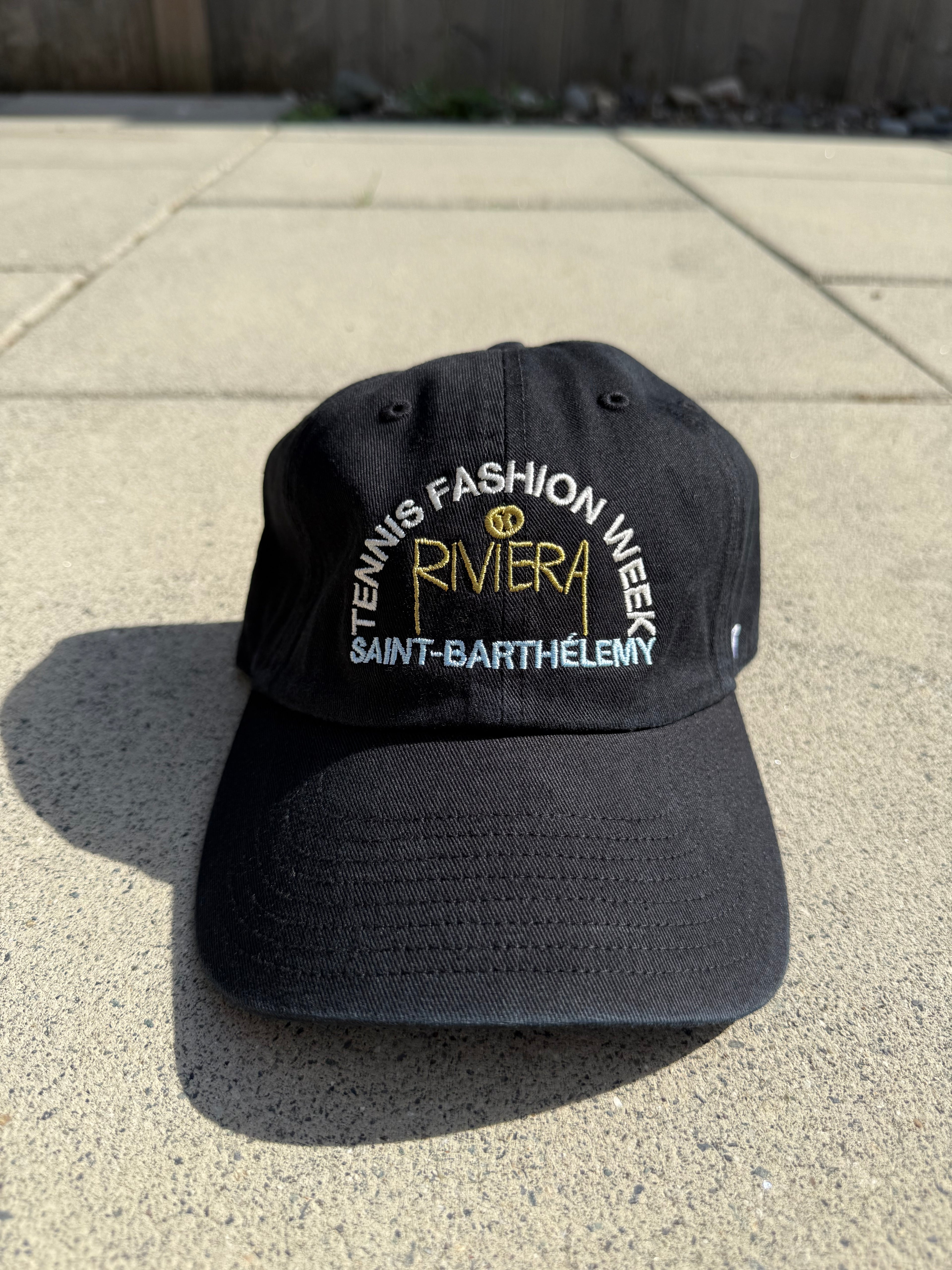 THE RIVIERA "TENNIS FASHION WEEK" HAT (EVENING IN SAINT-BARTHÉLEMY)