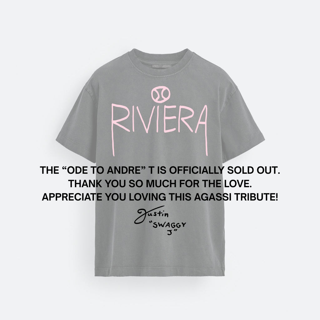 THE RIVIERA "ODE TO ANDRE" T-SHIRT
