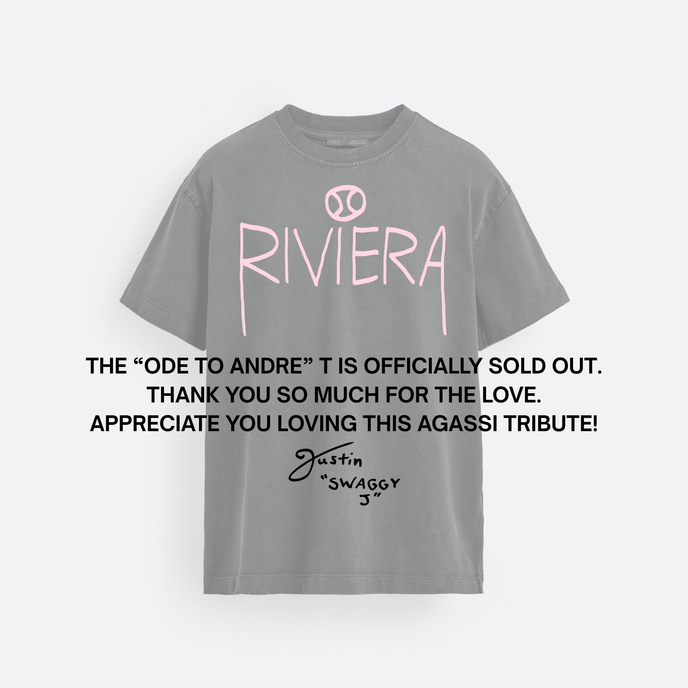 THE RIVIERA "ODE TO ANDRE" T-SHIRT