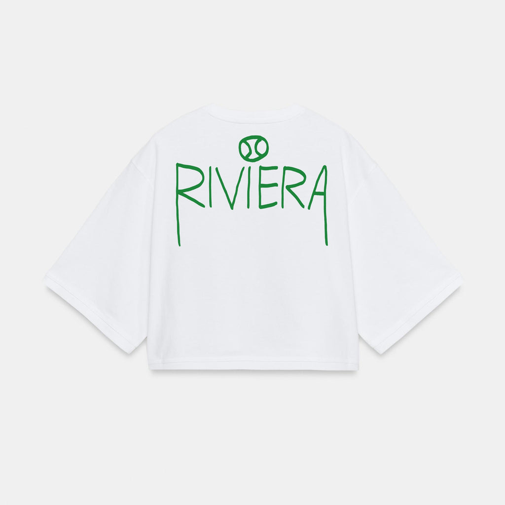 THE RIVIERA WOMEN'S "CLUB" CROPPED T