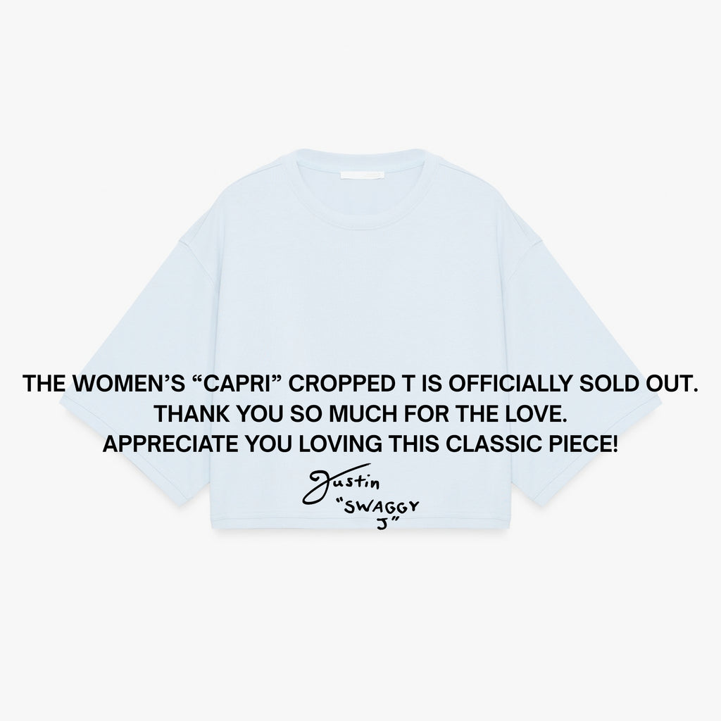 THE RIVIERA WOMEN'S "CAPRI" CROPPED T
