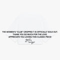 THE RIVIERA WOMEN'S "CLUB" CROPPED T